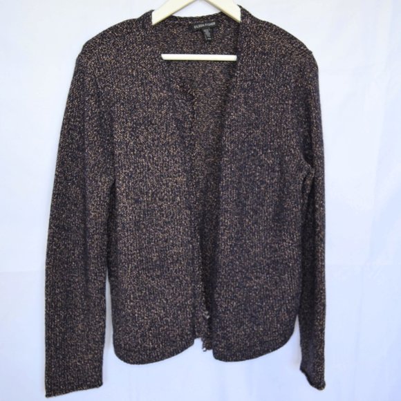 Eileen Fisher Wool Blend Open Cardigan - Picture 1 of 8